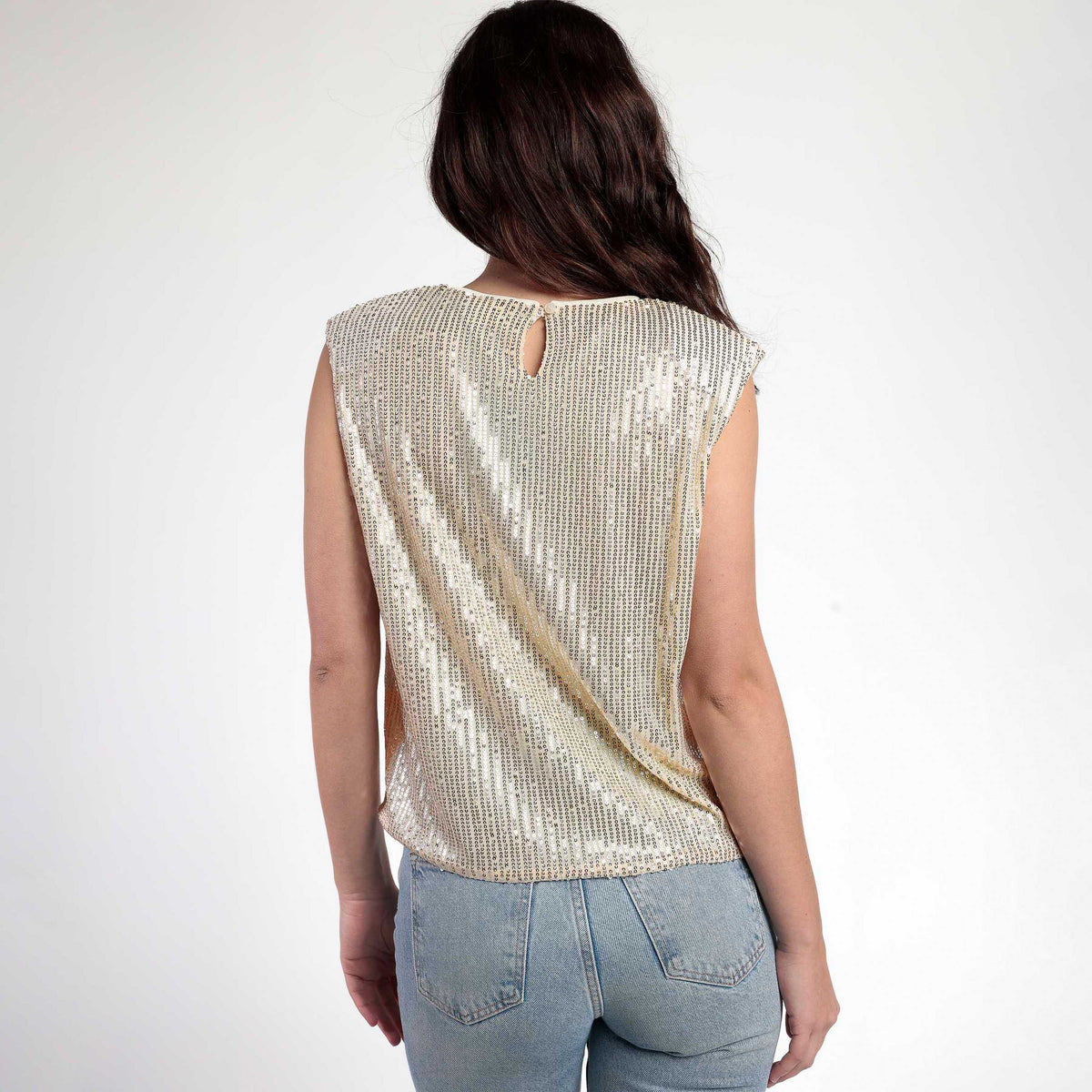 Maglia con paillettes piccole Admas 43632