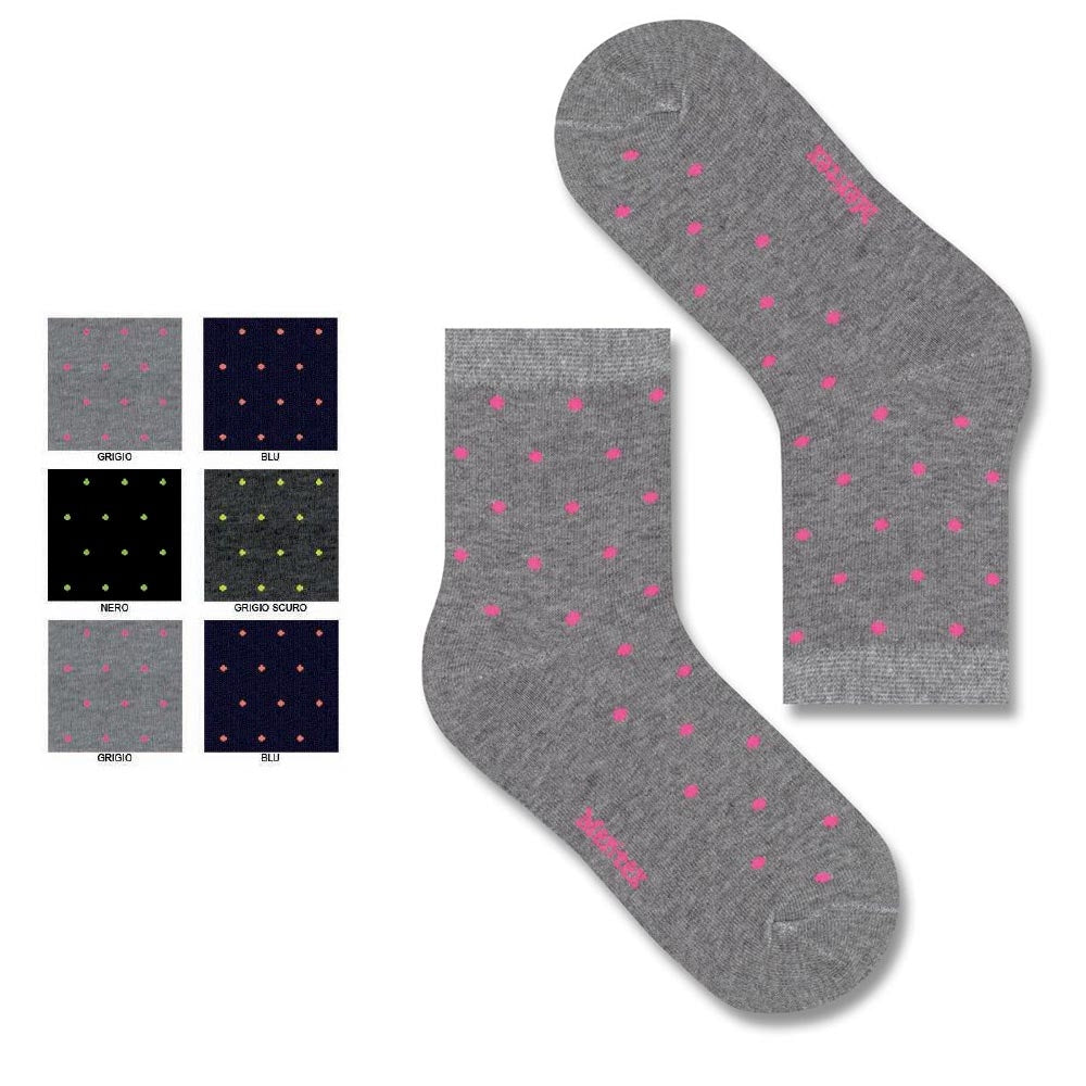 Calze bambina Meritex 4560 fantasia caldo cotone 6 paia