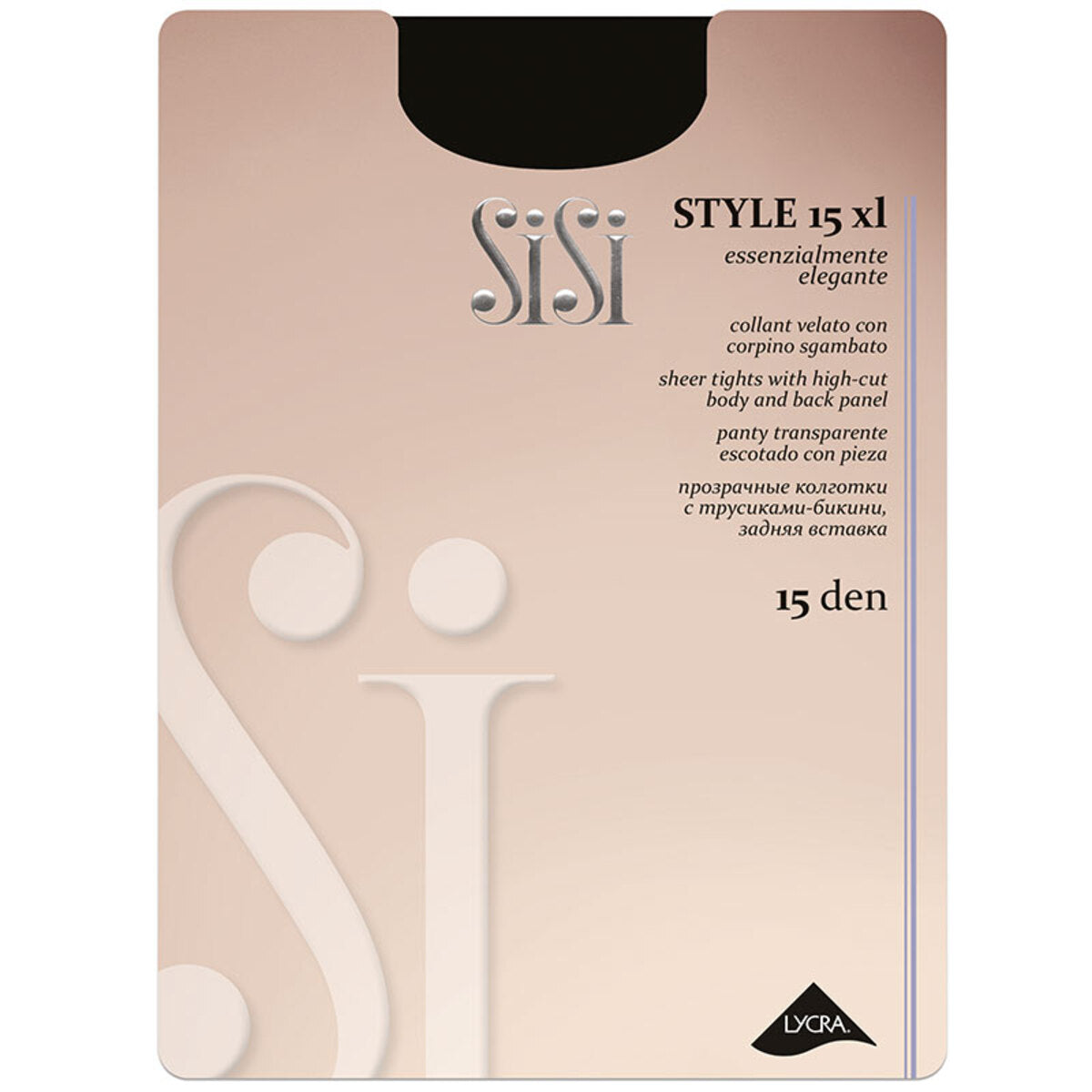 Collant corpino ricamato Sisi Style 15 den