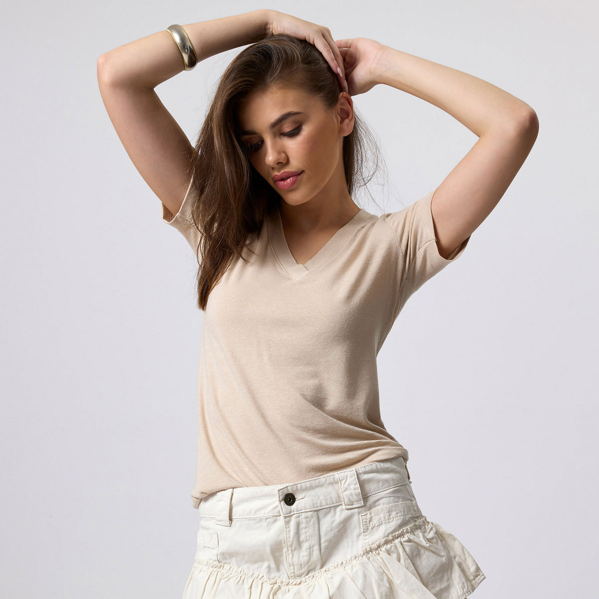 Maglia lino + modal morbida fresca Jadea 4632