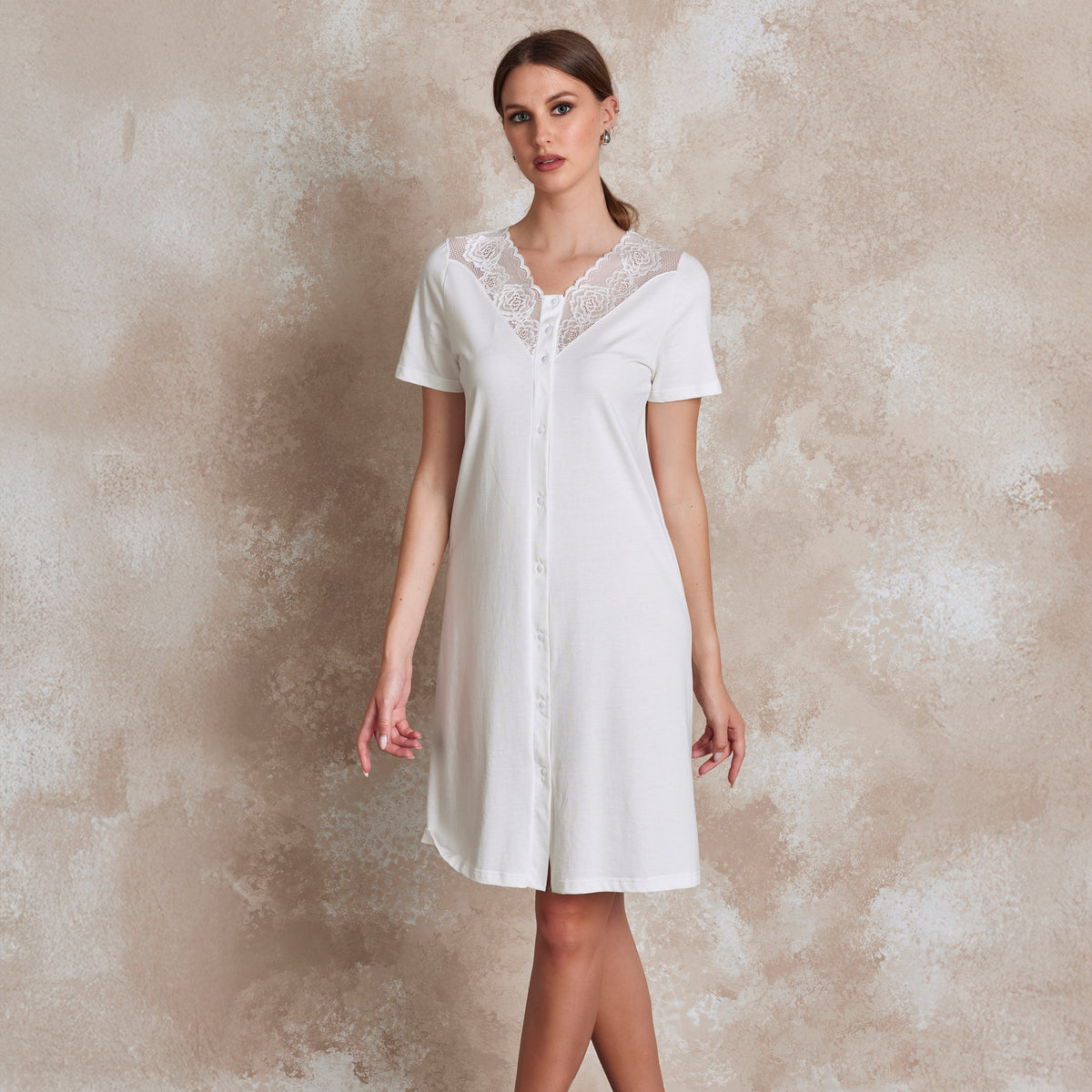 Camicia da Notte 100% cotone Lunatica 51146