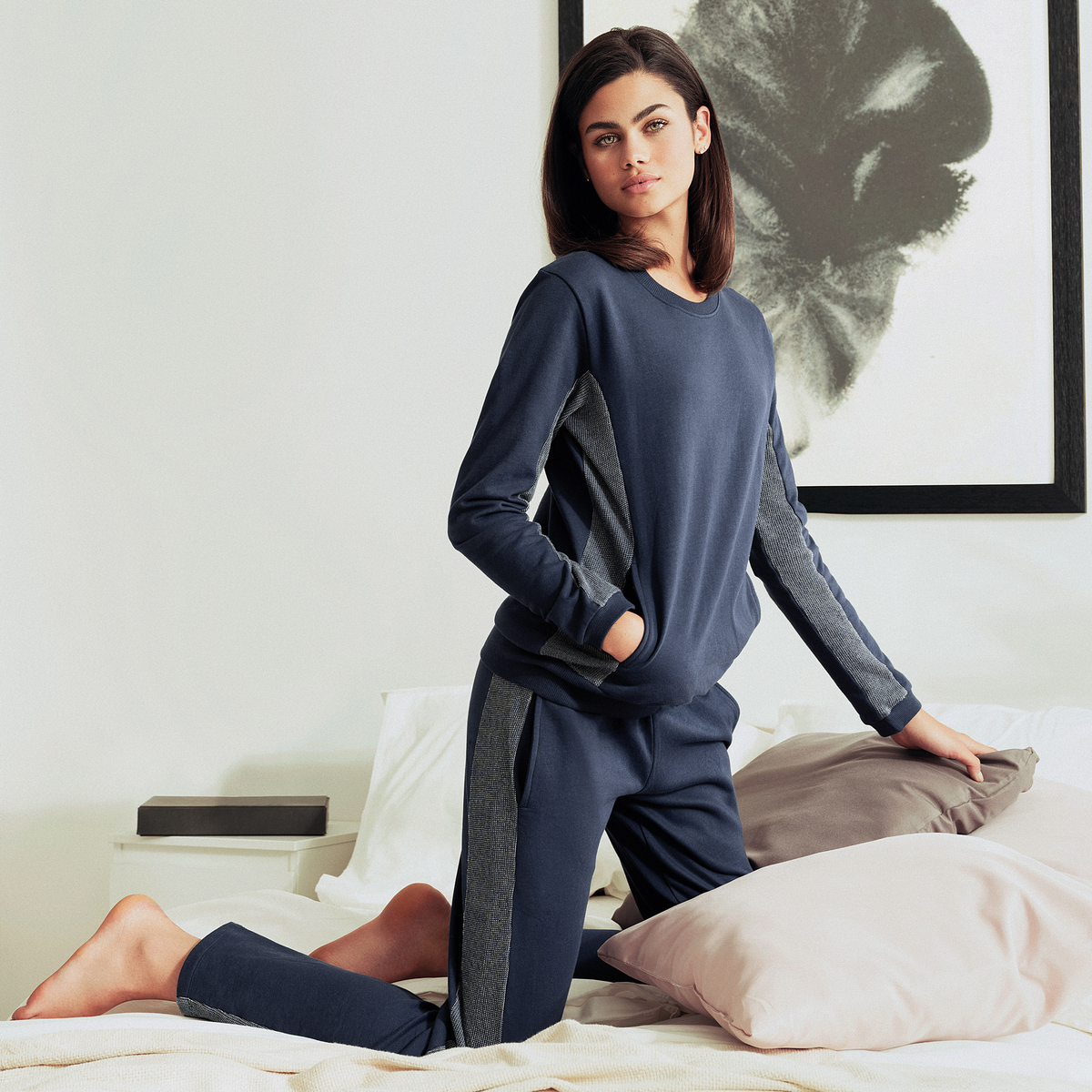 Tuta donna Jadea 5145 caldo cotone denim