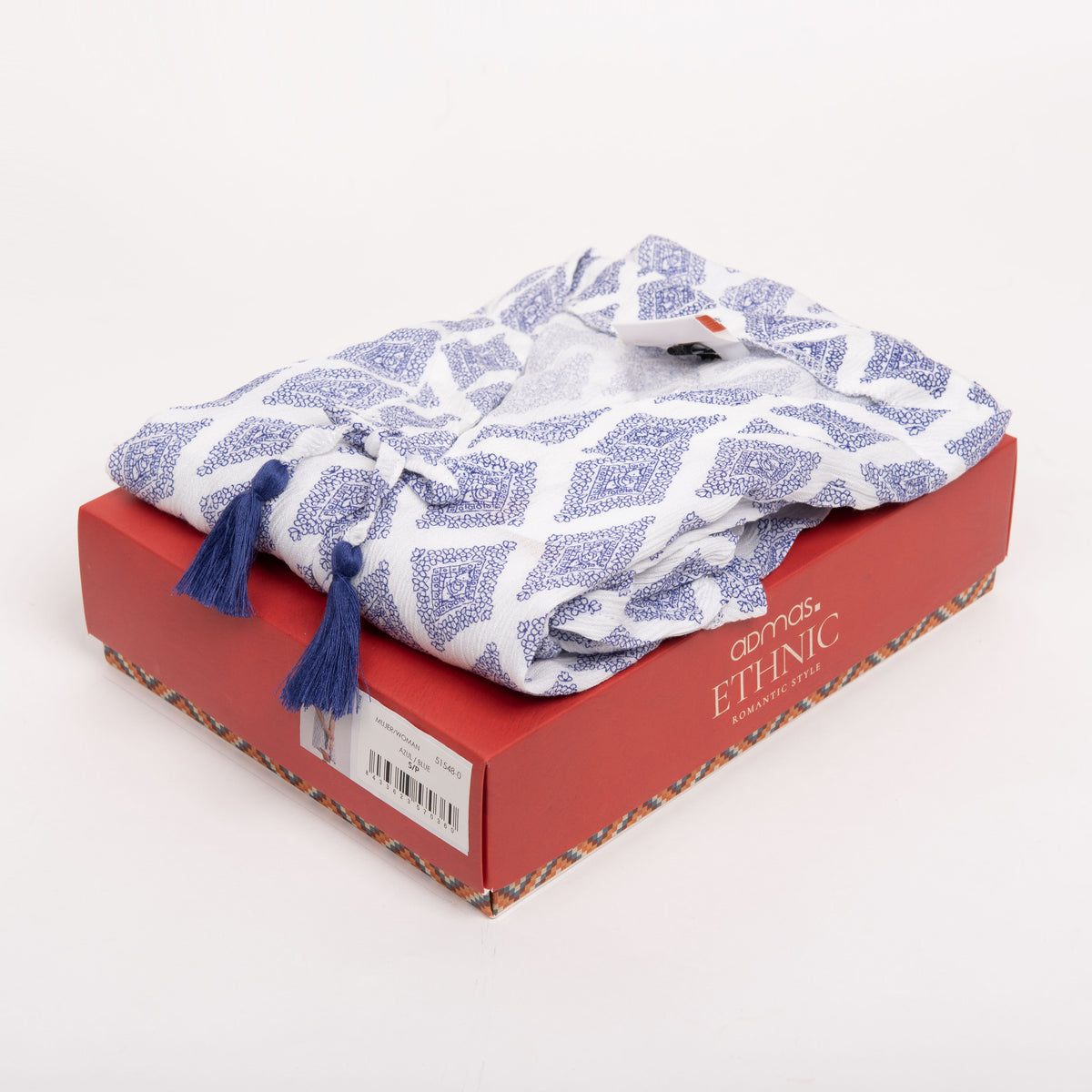 Camicia da notte abitino donna estivo Admas 51548 azul