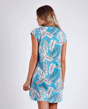 Abitino donna estivo Admas 51587 azul cotone