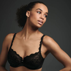 Reggiseno con ferretto in pizzo lavorato Rosa Faia 5288