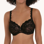 Reggiseno con ferretto in pizzo lavorato Rosa Faia 5288