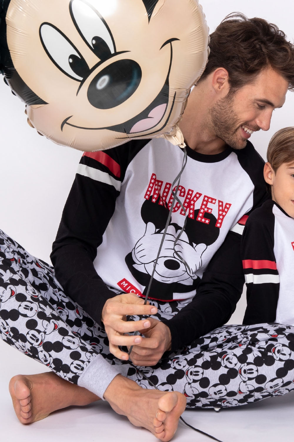 Pigiama uomo Disney 54223 bianco con stampa