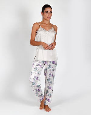 Pigiama donna Admas 55113 lungo stampato