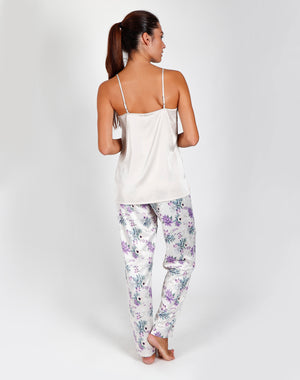 Pigiama donna Admas 55113 lungo stampato