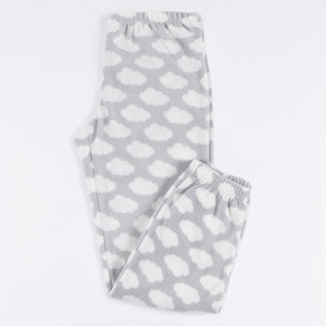 Pigiama bambina micropile grigio nuvola luna Admas 55211