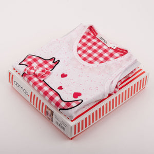 Pigiama bambina estivo Admas 55219 fucsia