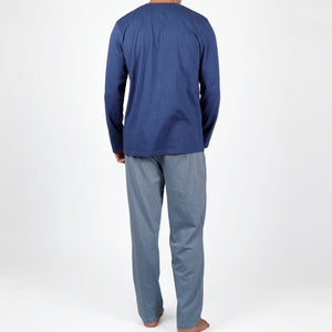 Pigiama uomo Admas 55315 punto milano blu