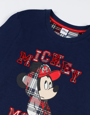 Pigiama bambina Disney 55474 caldo cotone blu