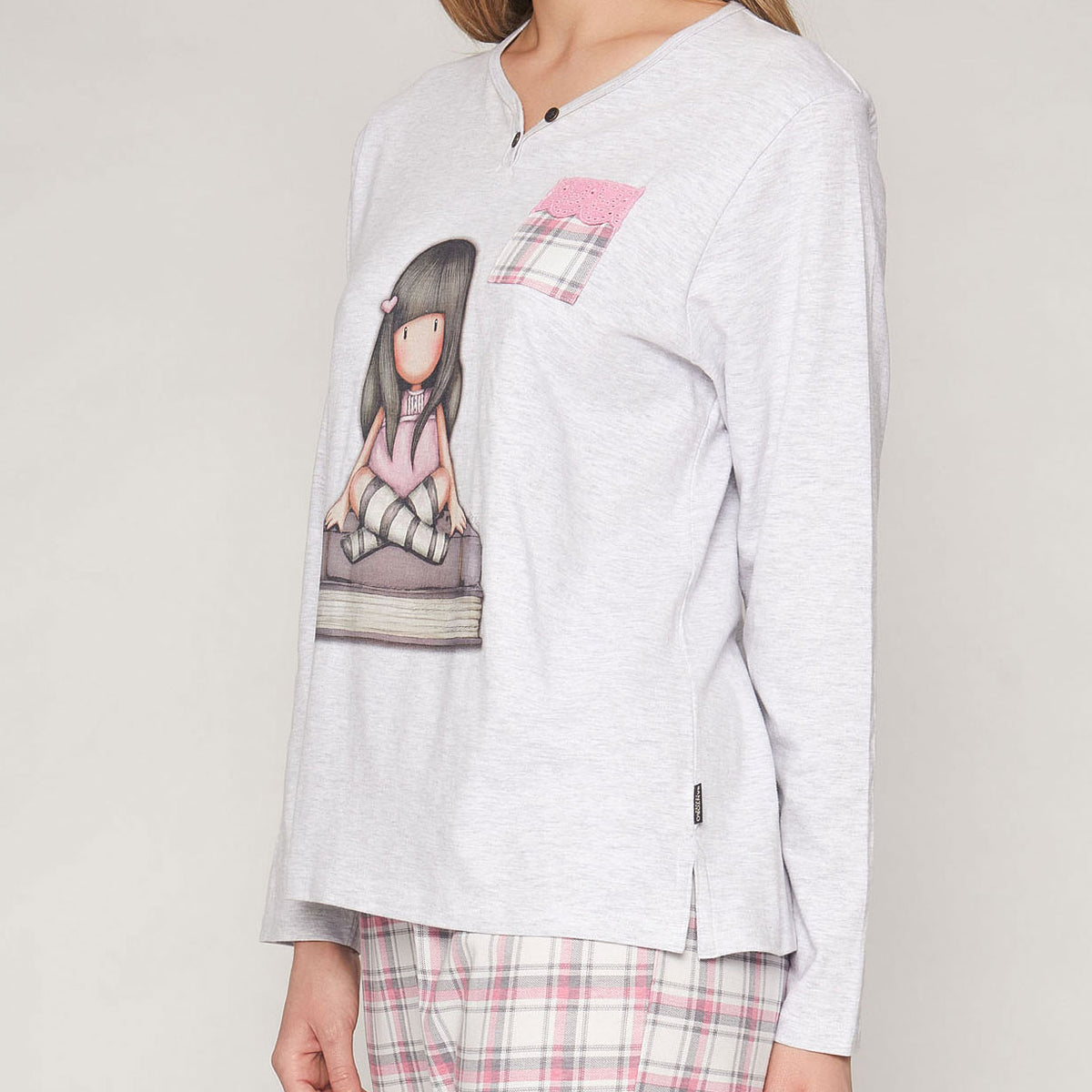 Pigiama donna caldo cotone Santoro Gorjuss 55527