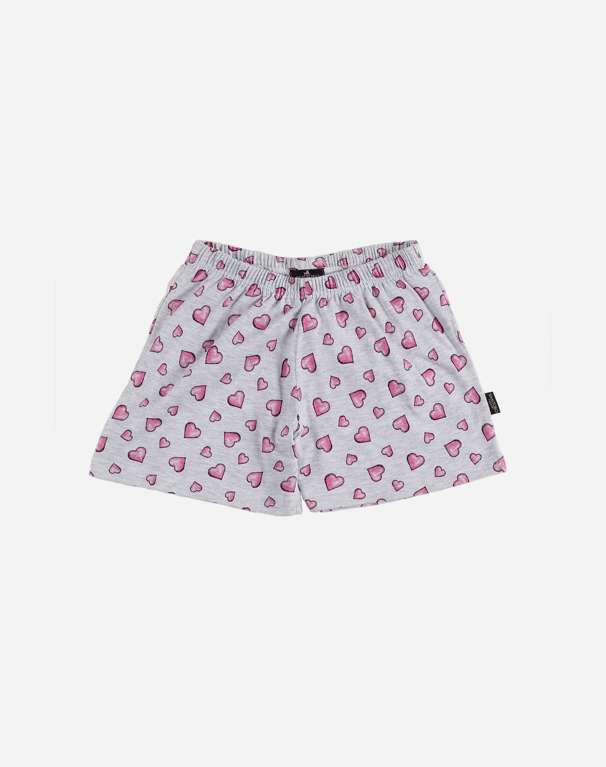 Pigiama bambina corto Santoro Gorjuss 55575 cuoricini
