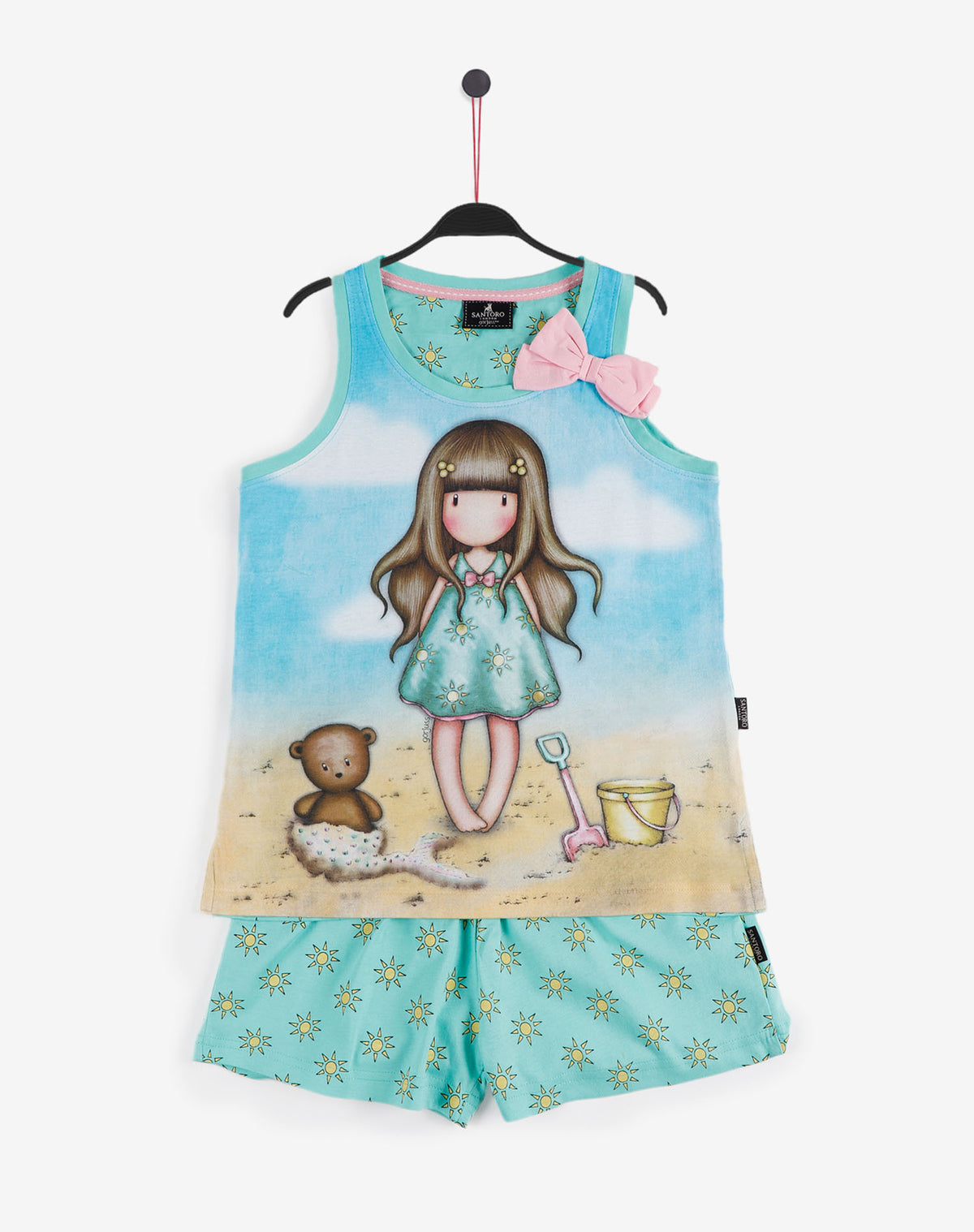 Pigiama bimba Santoro Gorjuss 55577 spalla larga