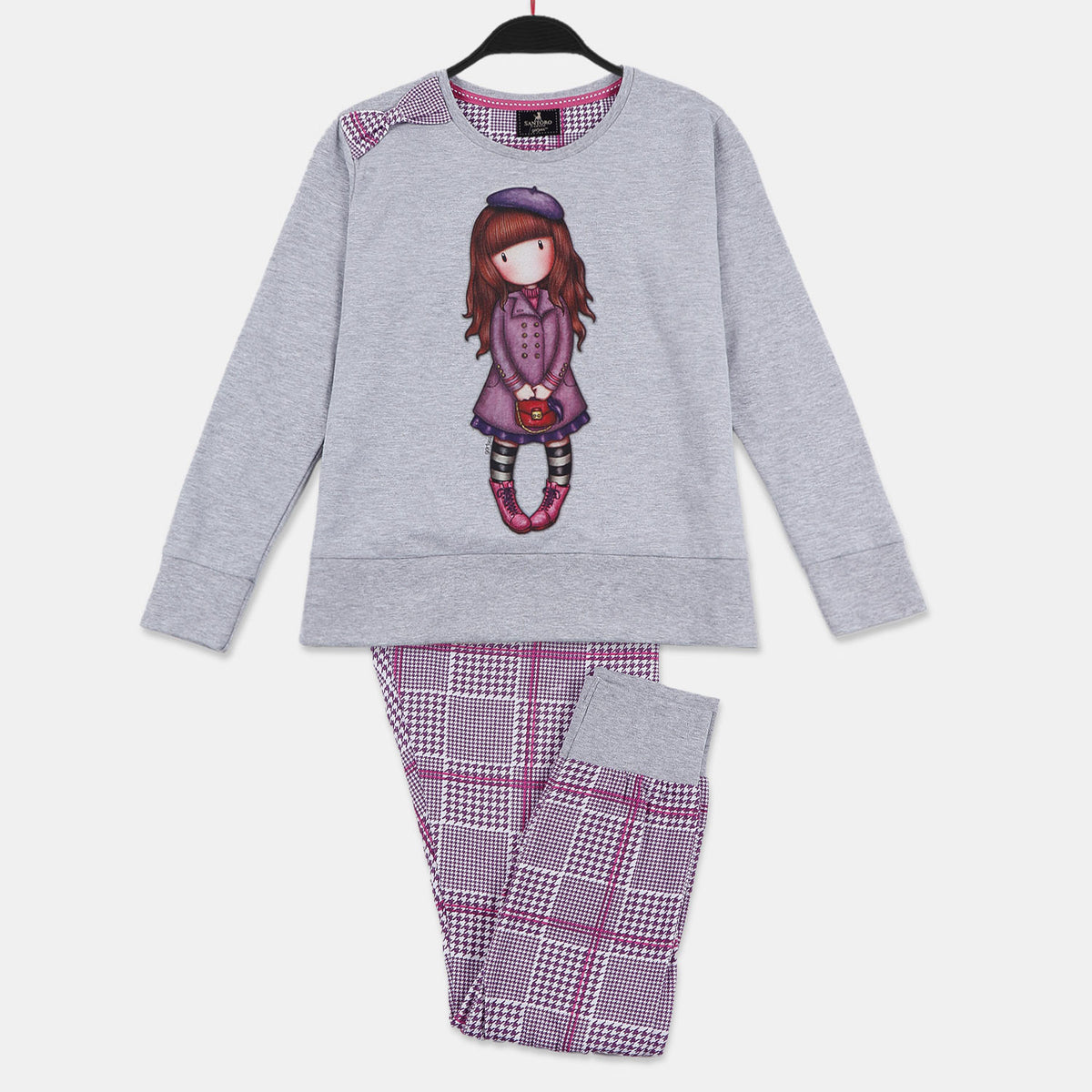 Pigiama bambina Santoro Gorjuss 55591 in caldo cotone