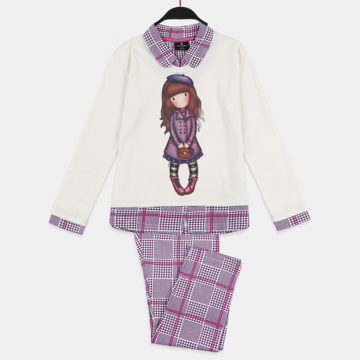 Pigiama bambina Santoro Gorjuss 55598 caldo cotone