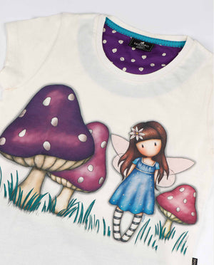 Pigiama bambina estivo Santoro Gorjuss 55629 cotone viola