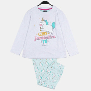 Pigiama bimba caldo cotone Mr. Wonderful 55742 unicorno