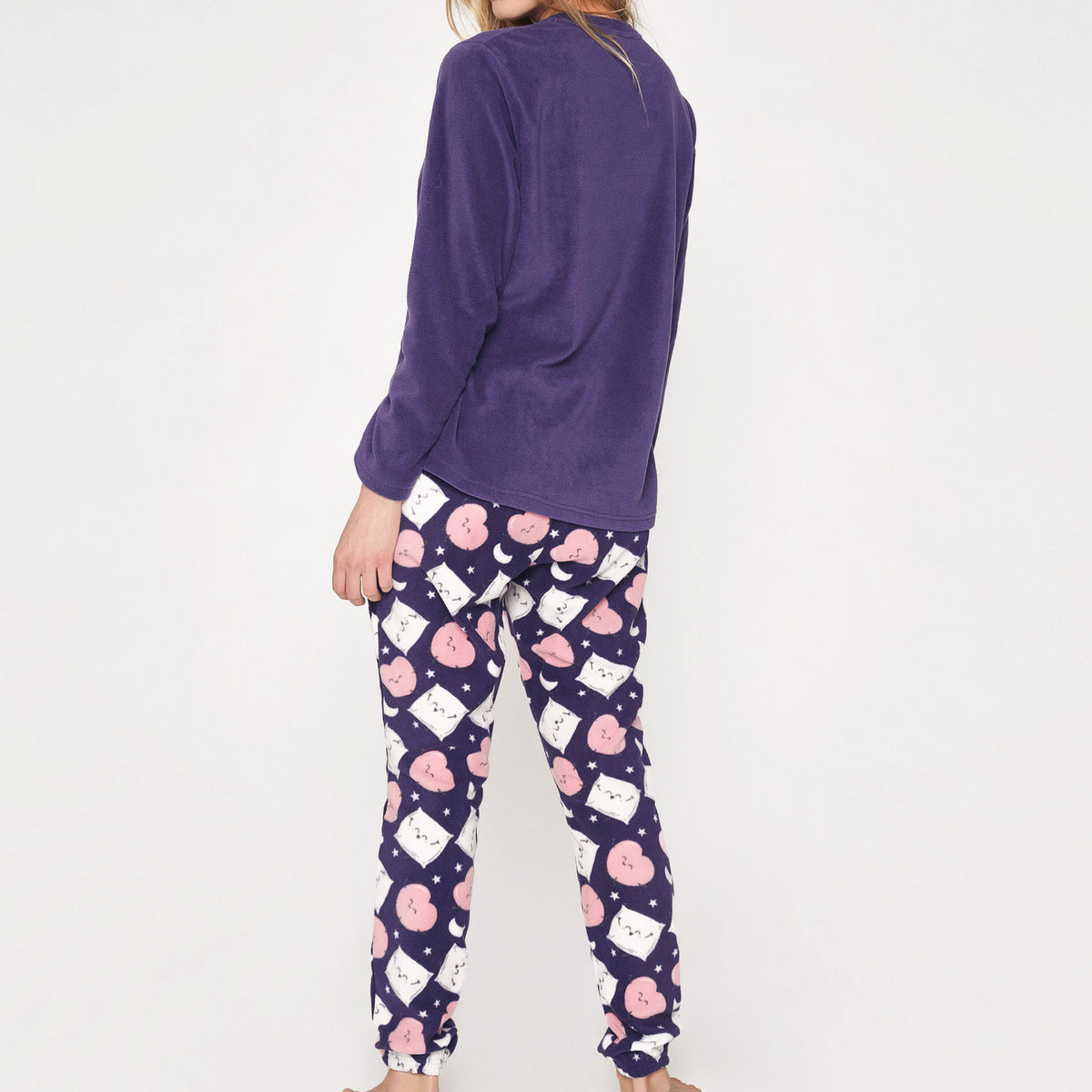 Pigiama donna Mr. Wonderful 55776 micropile blu