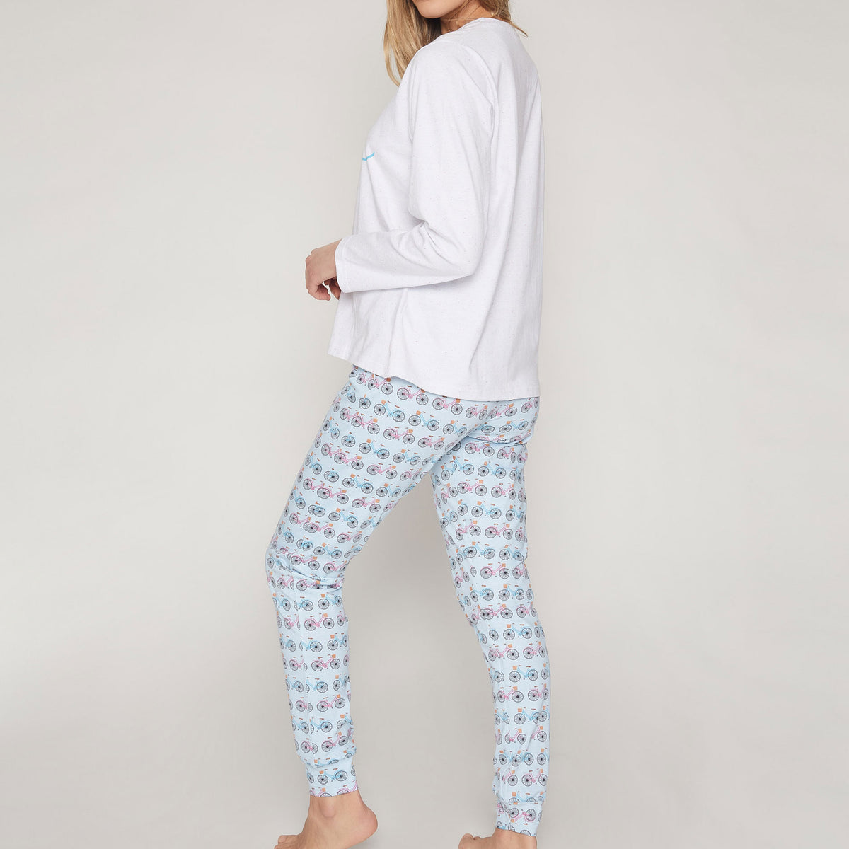 Pigiama donna caldo cotone bici Admas 55797