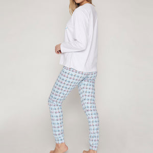 Pigiama donna caldo cotone bici Admas 55797