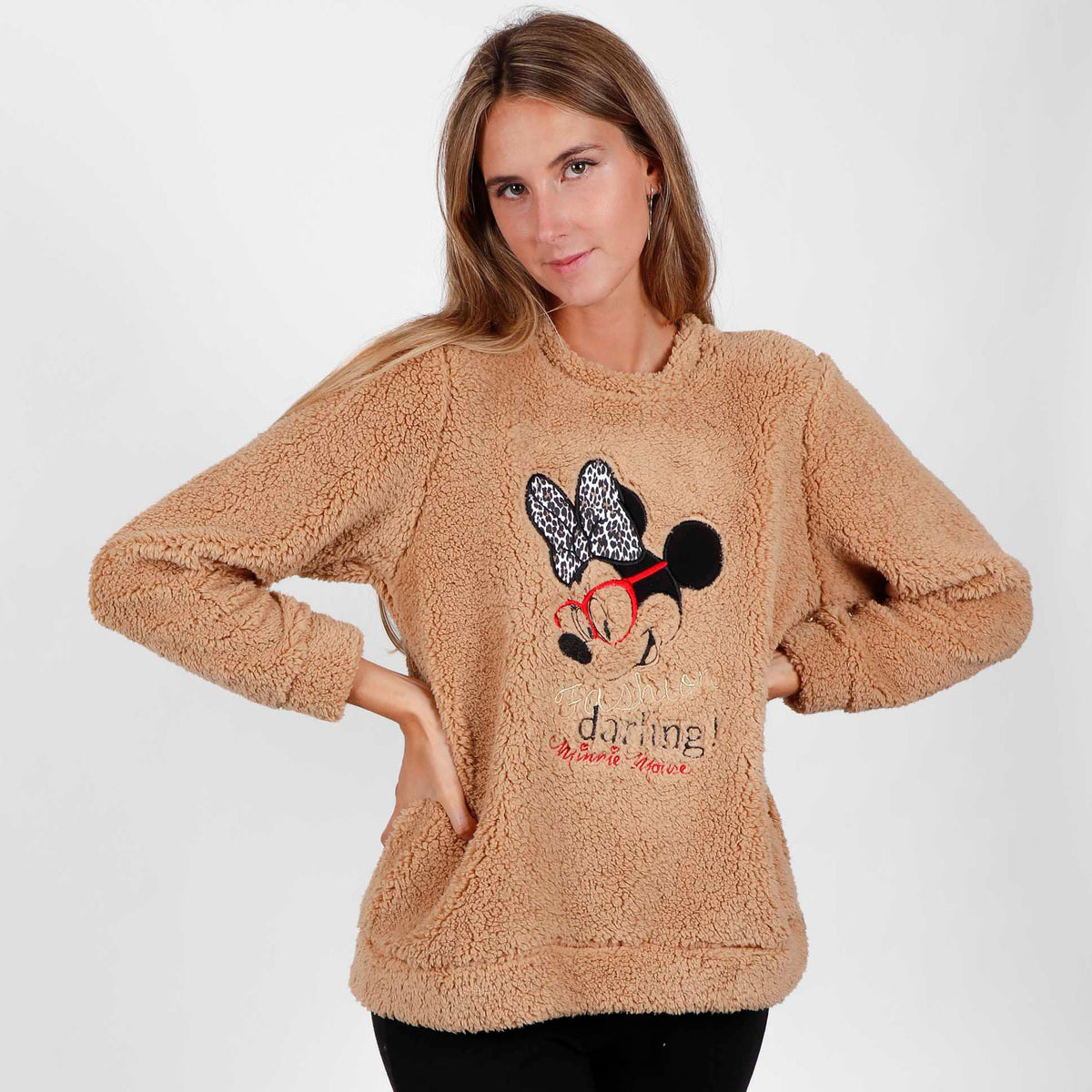 Pigiama donna caldo pile sherpa Disney Minnie 55970