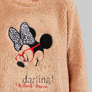 Pigiama donna caldo pile sherpa Disney Minnie 55970