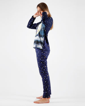 Pigiama donna invernale Santoro Gorjuss 56608 caldo cotone