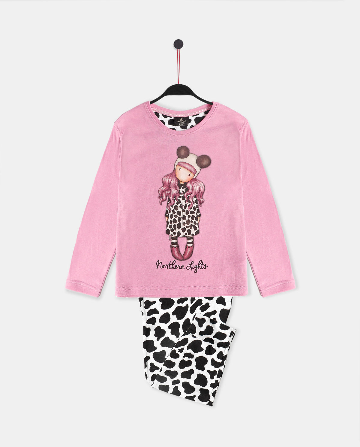 Pigiama bambina invernale Santoro Gorjuss 56626 caldo cotone