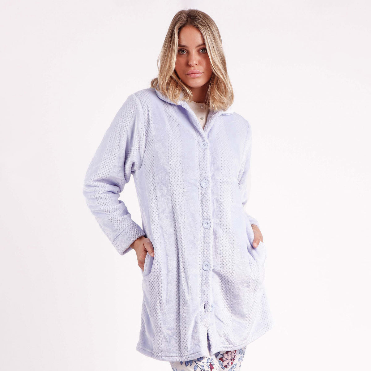 Giacca camera donna Admas 57414 aperta pile coral