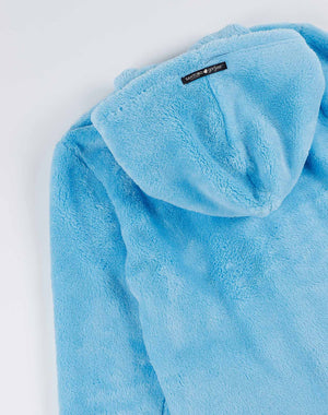 Giacca camera bambina celeste pile sherpa Santoro Gorjuss 57417
