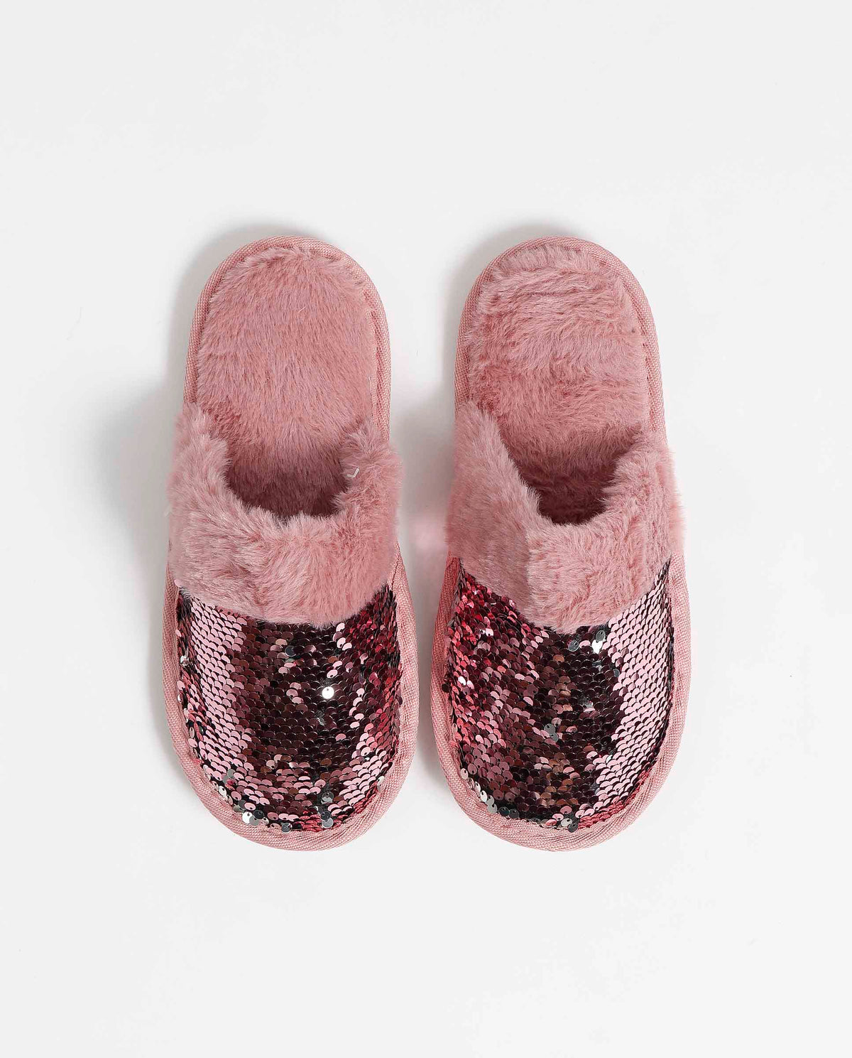 Pantofole donna eco pelliccia paiette girabrilla Admas 59100