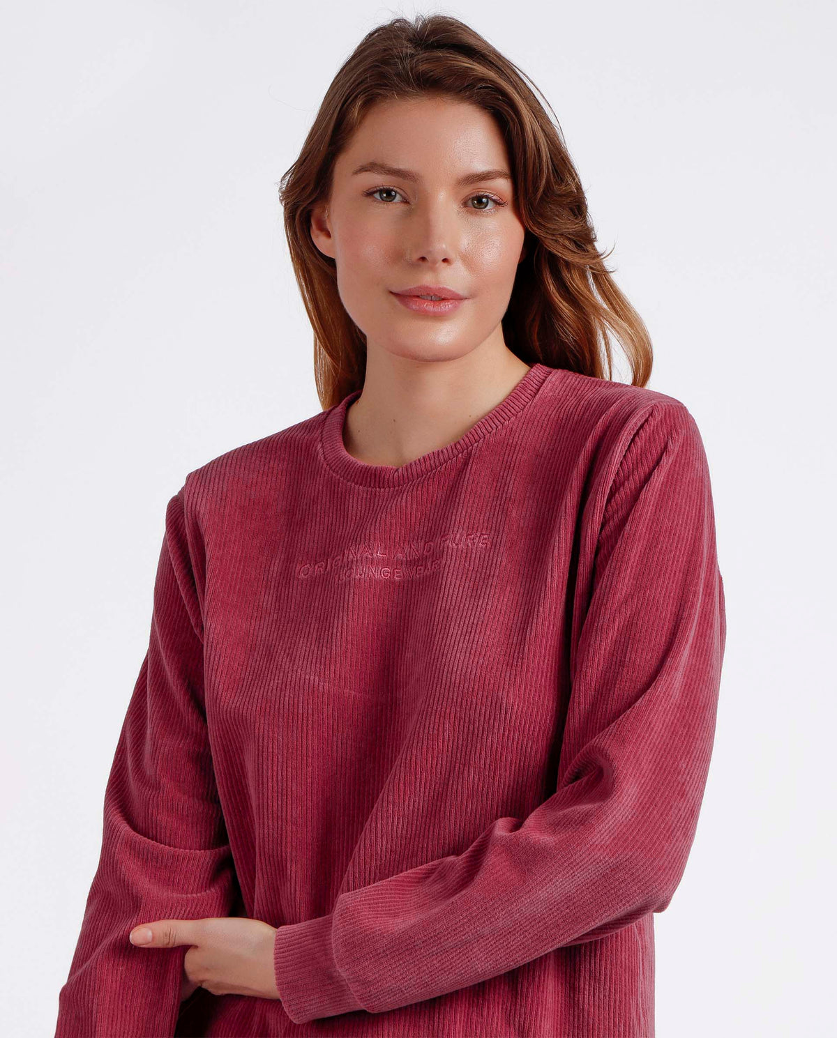Pigiama donna cotone caldo e vellutino a coste Admas 60091