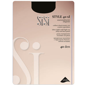 Collant riposante con corpino ricamato Sisi Style 40 den