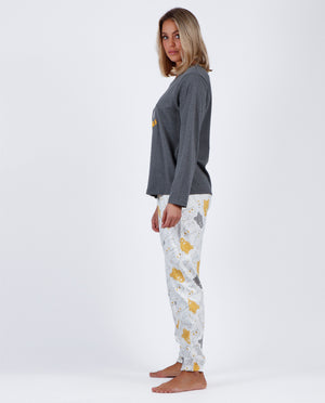 Pigiama donna in caldo cotone orso Admas 60209