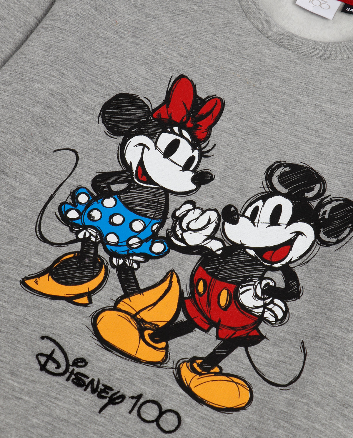 Pigiama donna in cotone felpato Disney Minnie Topolino Admas 60544