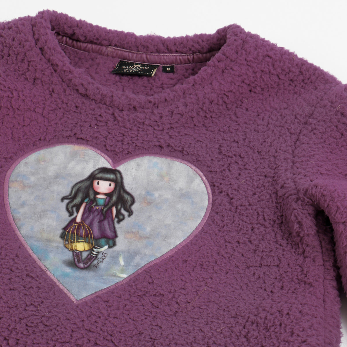 Pigiama bambina Santoro Gorjuss 60838 pile sherpa