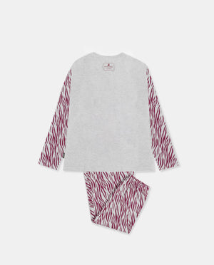 Pigiama bambina Santoro Gorjuss 60843 caldo cotone grigio