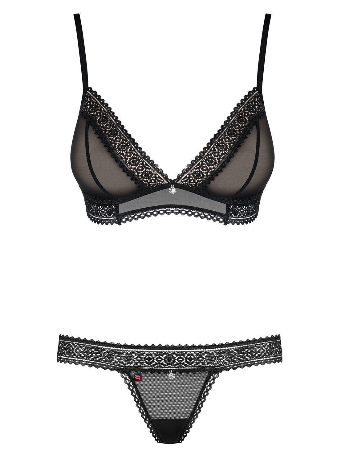 Sexy completino reggiseno + perizoma 862-SET-1 Obsessive