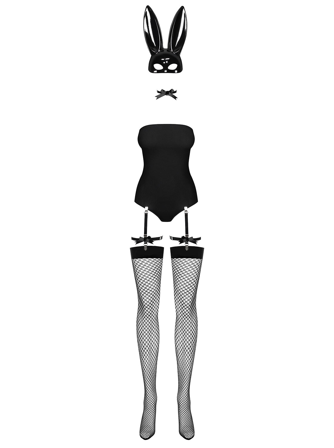 Sexy costume da coniglietta Obsessive Bunny nero