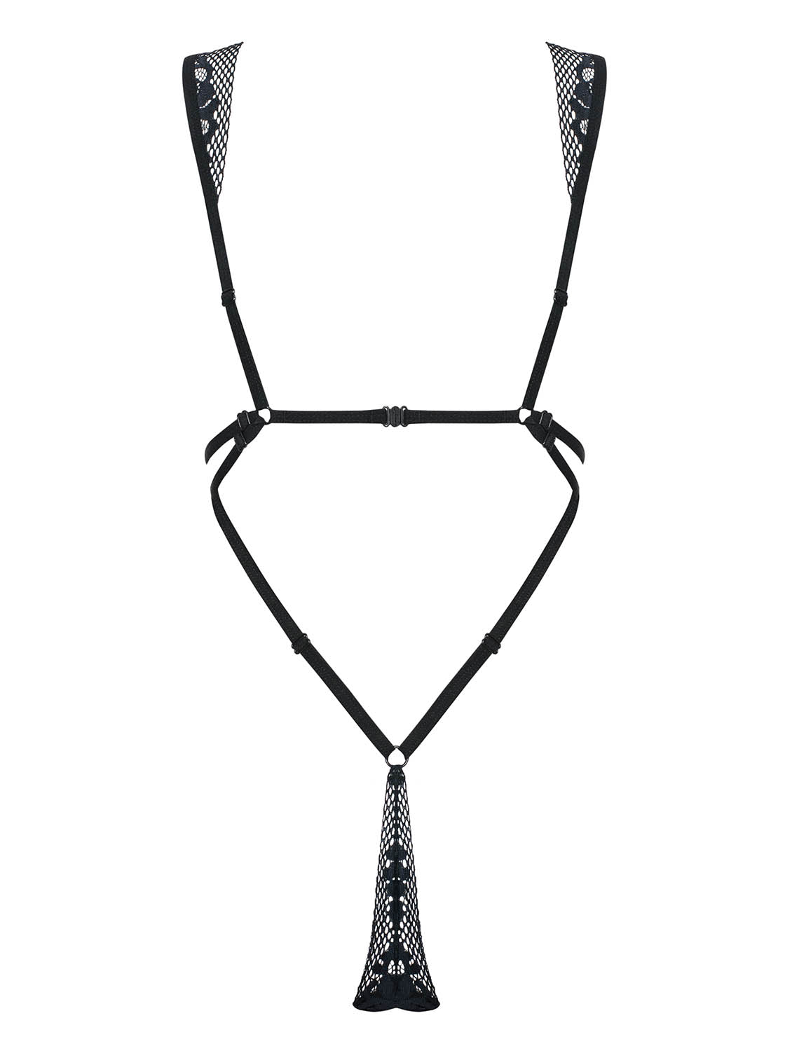 Sexy body Obsessive Figurea Teddy in pizzo nero
