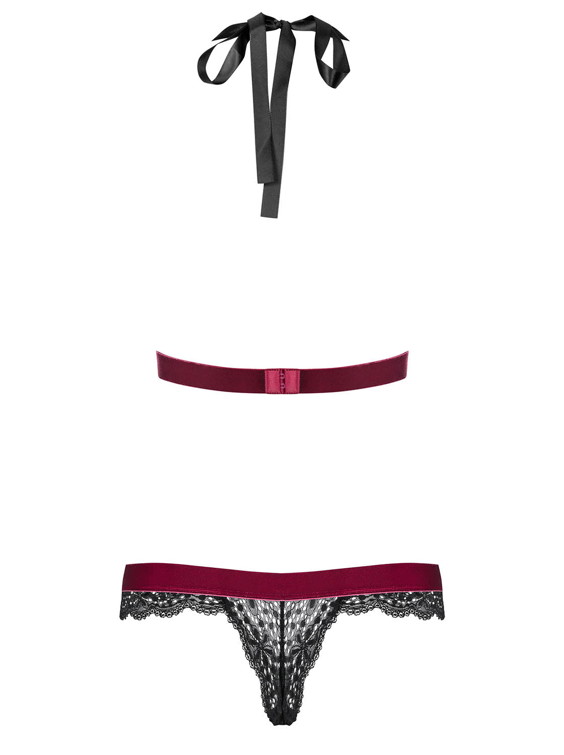 Sexy body a perizoma Obsessive Rossita teddy pizzo nero