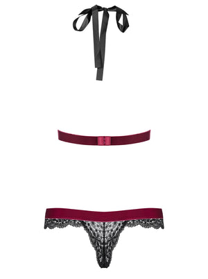 Sexy body a perizoma Obsessive Rossita teddy pizzo nero