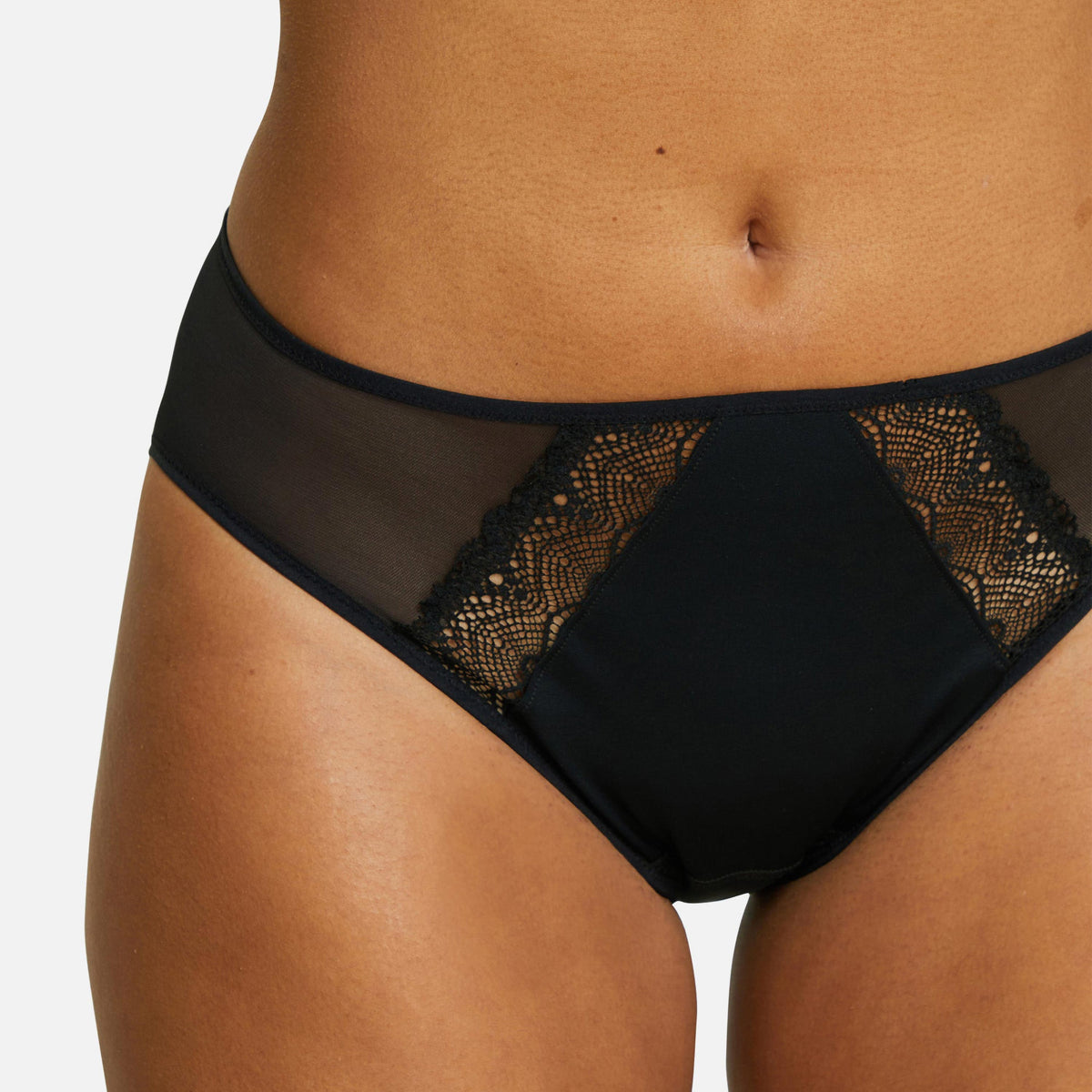 Slip anti-perdite pizzo tulle San Complexe Paloma 60YAJ97