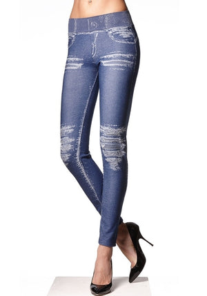 Leggings push up Intimidea 610348 effetto jeans