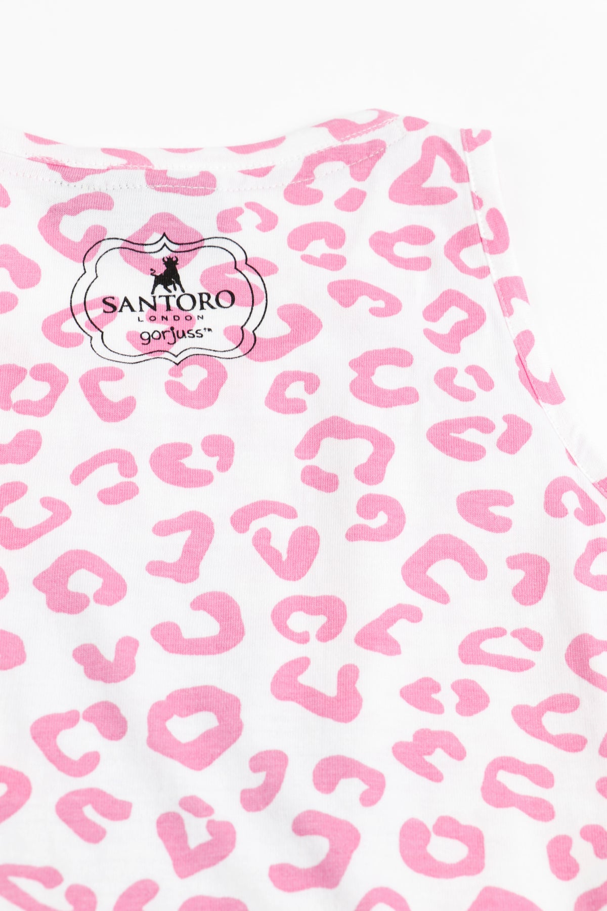 Abitino bambina Santoro Gorjuss 61105 maculato rosa cotone
