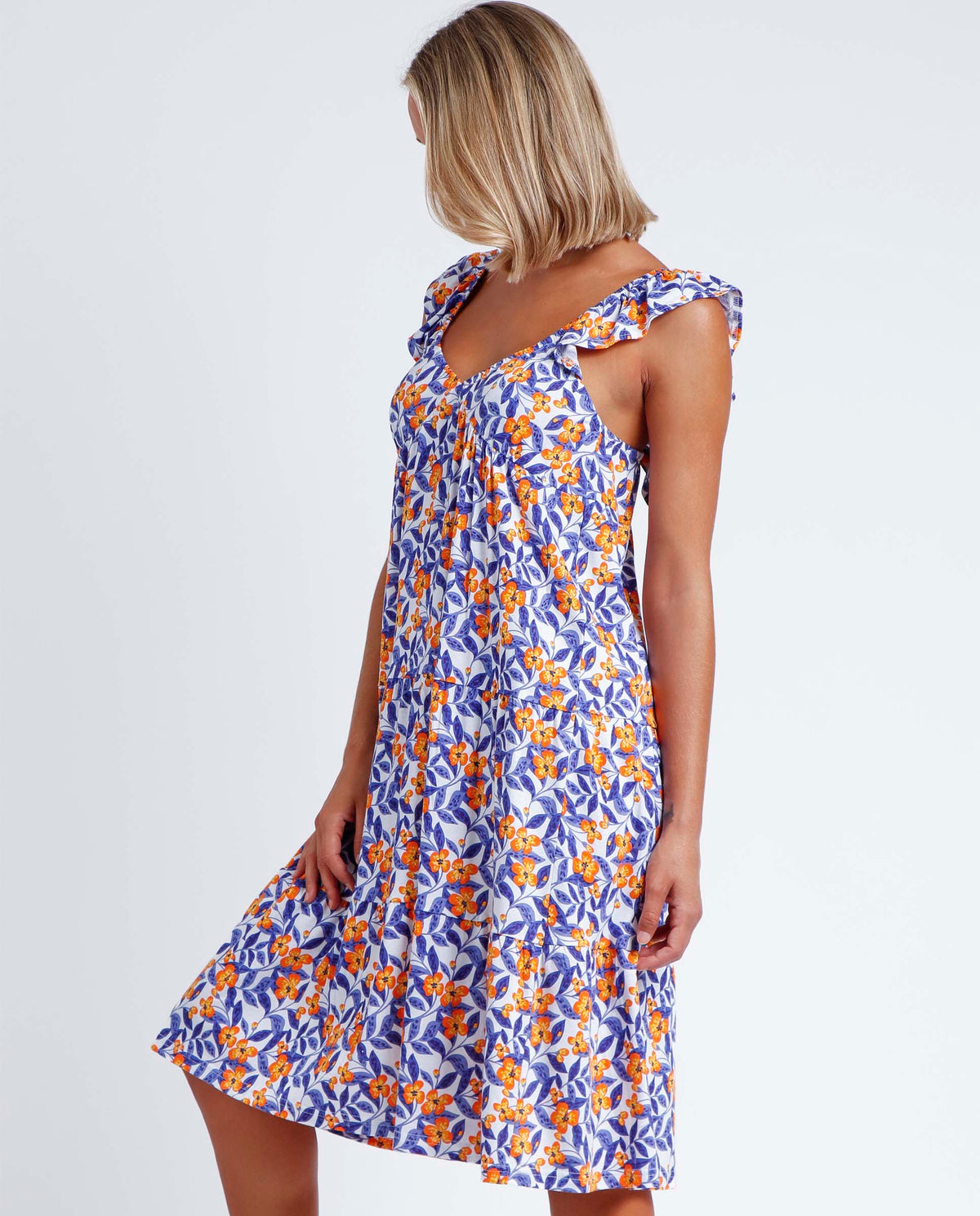 Abitino donna estivo Admas 61127 cotone floreale