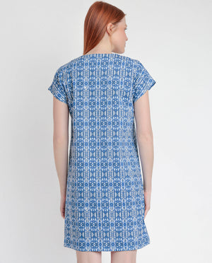 Abitino Donna Estivo fantasia etnica 100% cotone Admas 61373